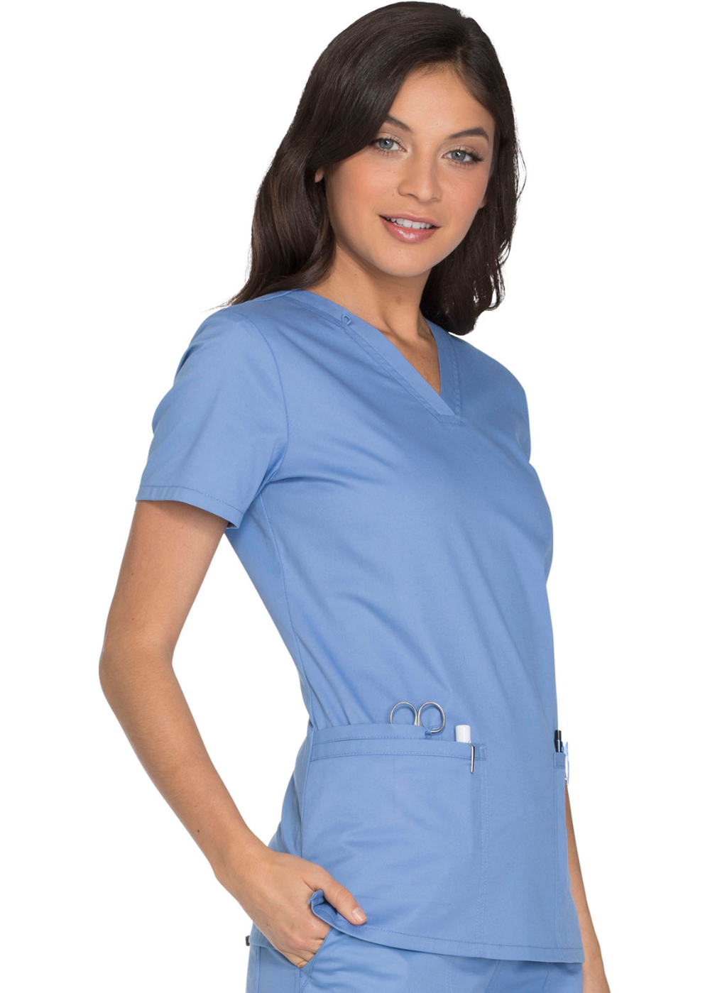 Cherokee WW Core Stretch  V-Neck Top WW630