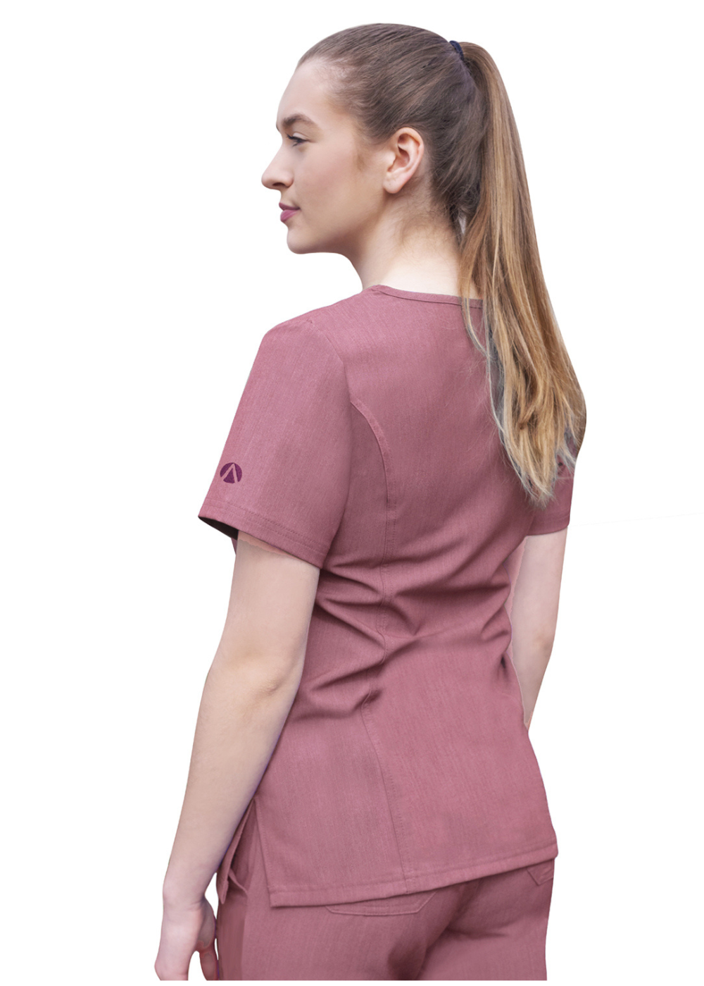 ADAR Elevated V-Neck Scrub Top w/ Zipper P4212 ( paired with #4100 pant or #7104 jogger)