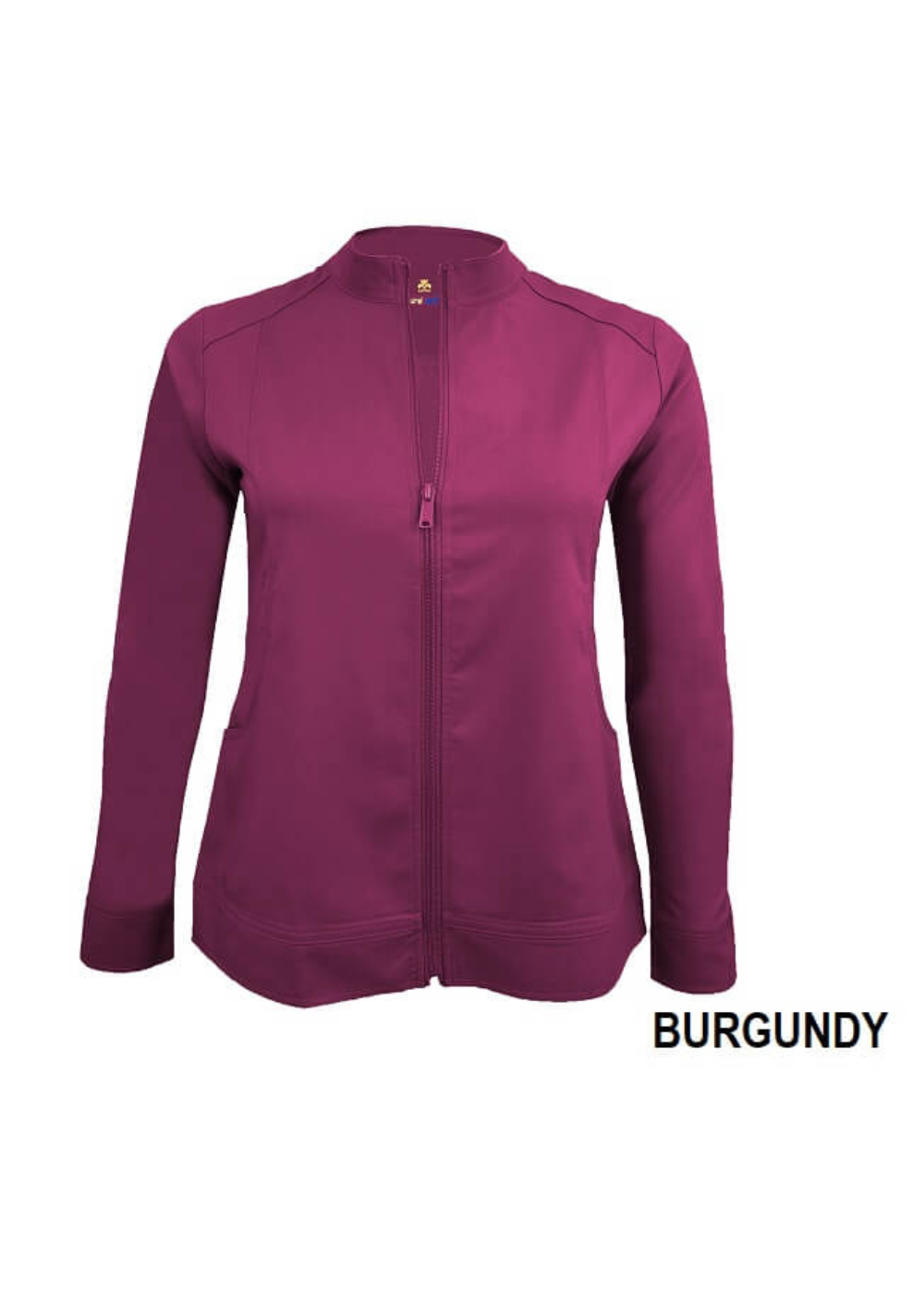 WOMEN’S ULTRA SOFT FRONT ZIP WARM-UP SCRUB JACKET