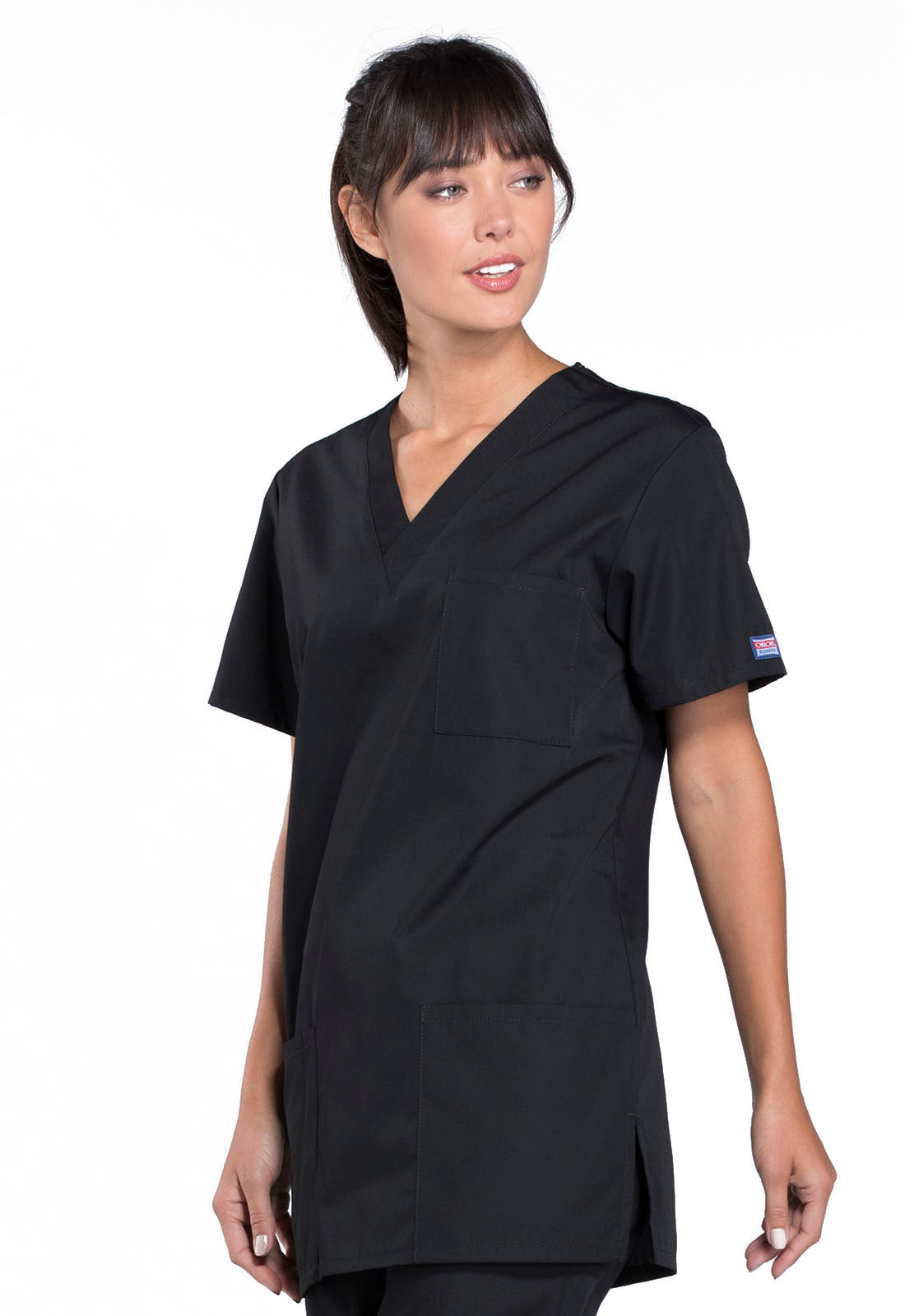 Cherokee WorkWear Unisex V-Neck Top 4876