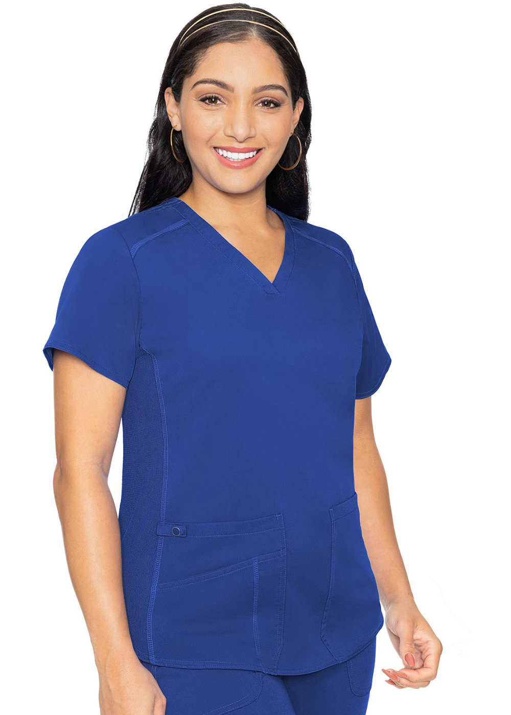 Med Couture V-Neck Shirttail Top #7459 ( pair with cargo pant 7739)