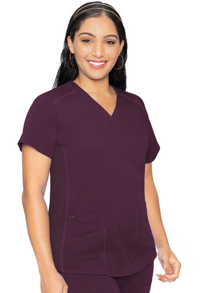 Med Couture V-Neck Shirttail Top #7459 ( pair with cargo pant 7739)