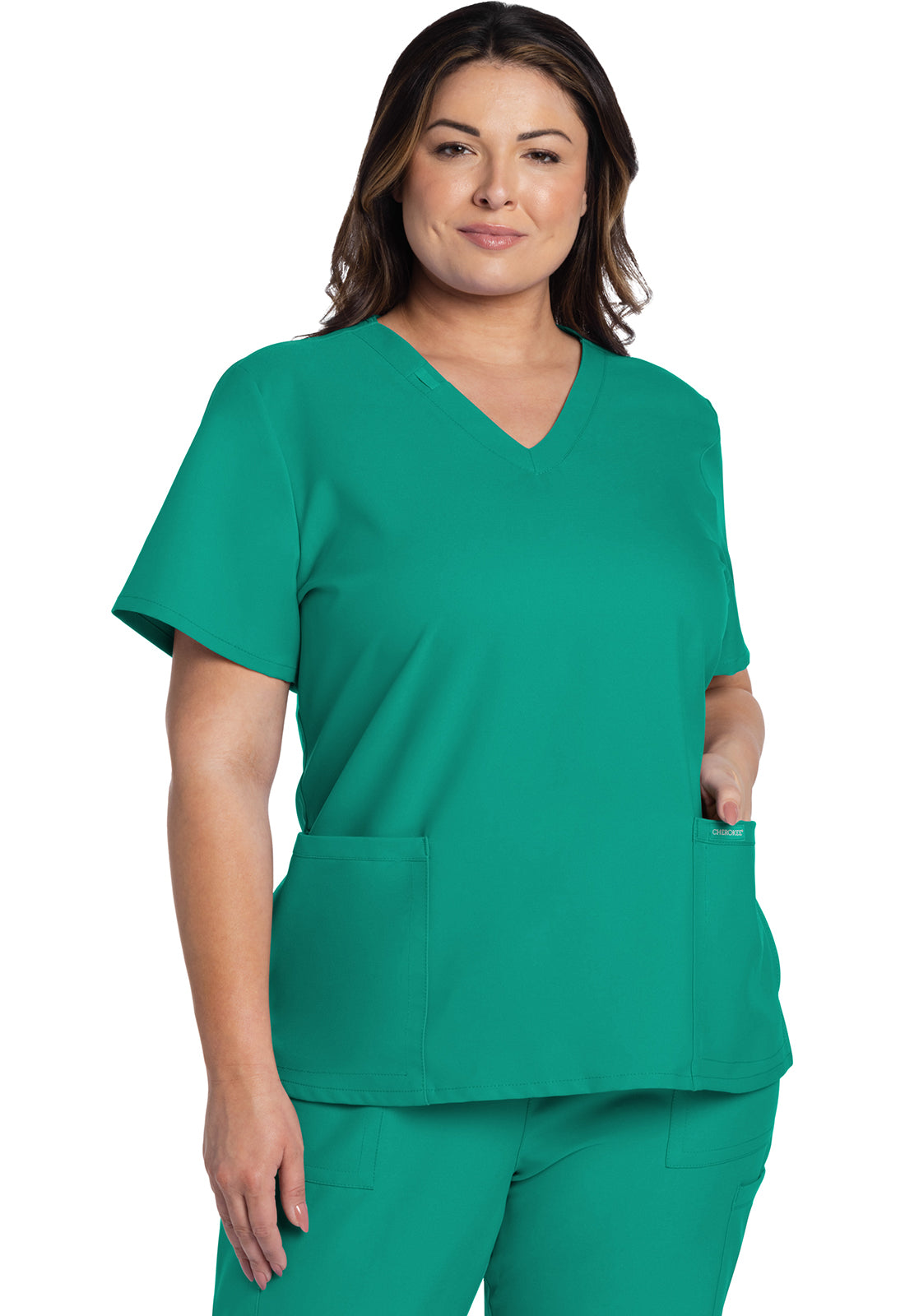 Cherokee Women's CK WW ORIGINALS ULTRA V-Neck Top CK953A TLB