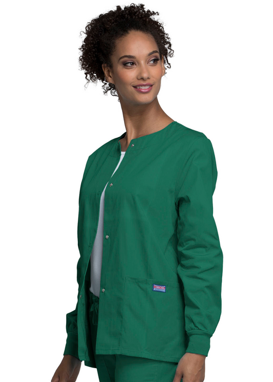 Cherokee WW Originals  Snap Front Warm-Up Jacket  STYLE 4350