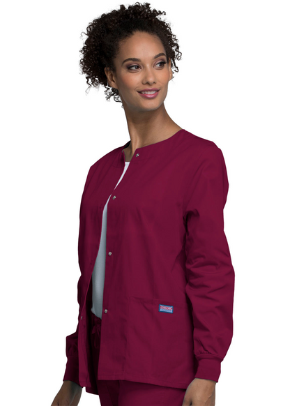 Cherokee WW Originals  Snap Front Warm-Up Jacket  STYLE 4350