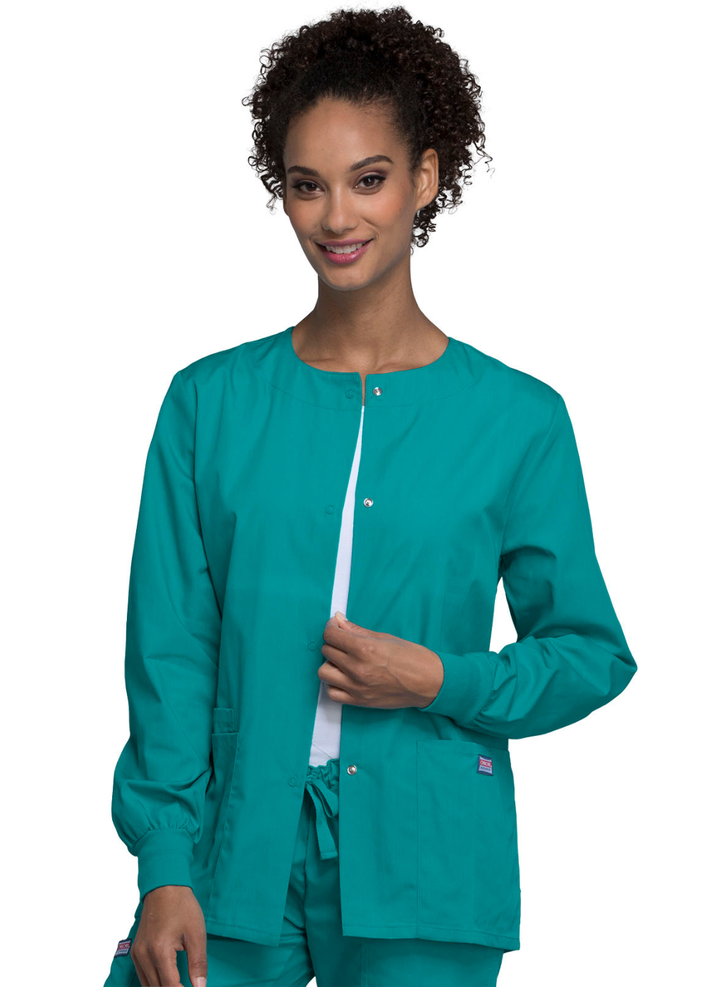 Cherokee WW Originals  Snap Front Warm-Up Jacket  STYLE 4350