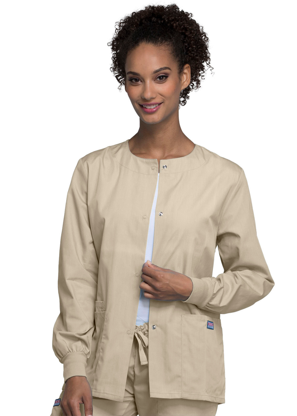 Cherokee WW Originals  Snap Front Warm-Up Jacket  STYLE 4350