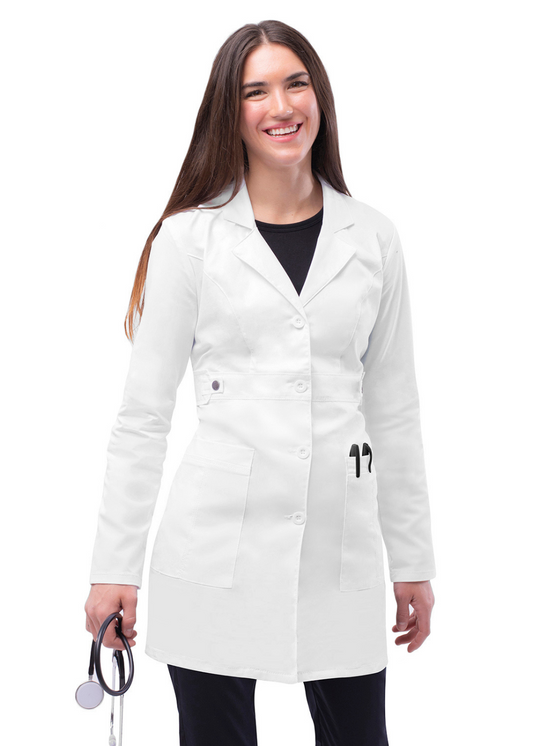 Women's 36" Tab-Waist Lab Coat Style: 3304