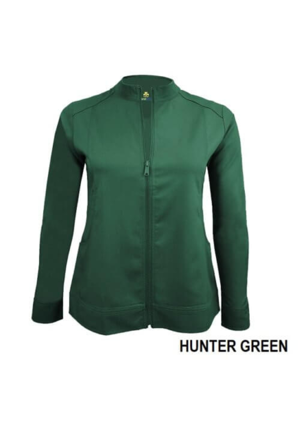WOMEN’S ULTRA SOFT FRONT ZIP WARM-UP SCRUB JACKET