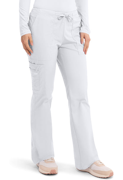 Cherokee Mid Rise Drawstring Cargo Pant WW Core Stretch 4044