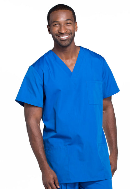 Cherokee WorkWear Unisex V-Neck Top 4876