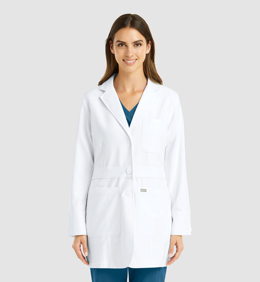 Maevn Women’s Mid Length Lab Coat 32" 5072