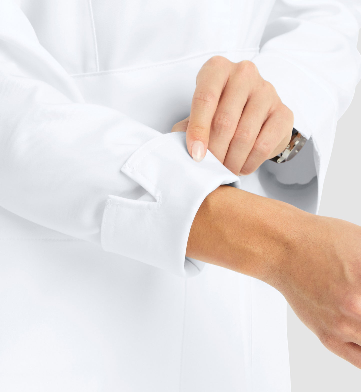 Maevn Women’s Mid Length Lab Coat 32" 5072