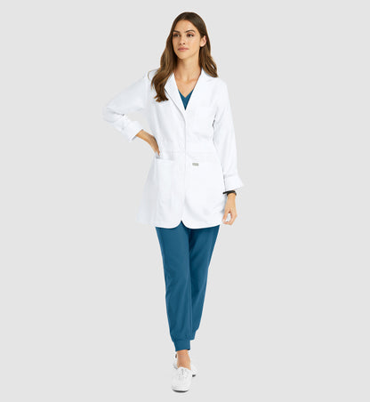 Maevn Women’s Mid Length Lab Coat 32" 5072