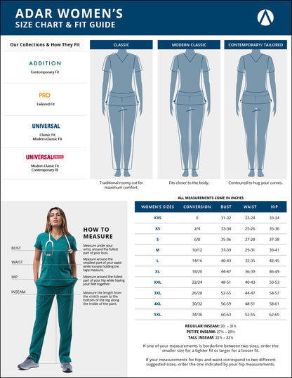 ADAR Women's Slim Fit 6 Pocket Pant P4100