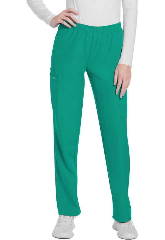 Cherokee Women's ORIGINALS ULTRA  Mid Rise Pull-on Slim Leg Cargo Pant  CK281A TLB